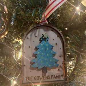 Christmas Tree Ornament w/ Name
