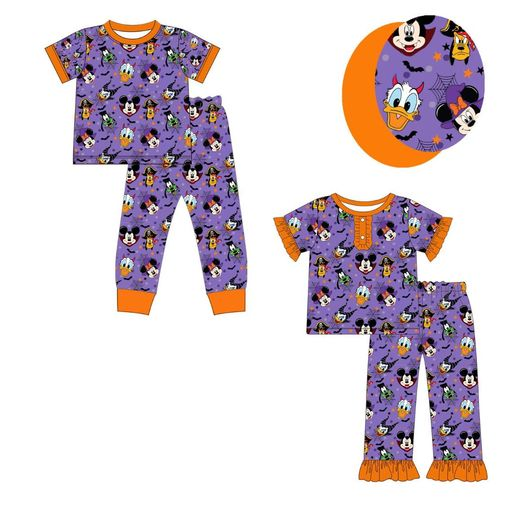 Purple Halloween Mouse Pajamas