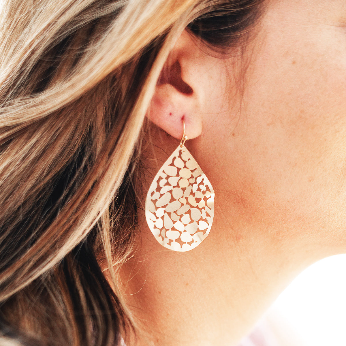 Gold Freya Earrings