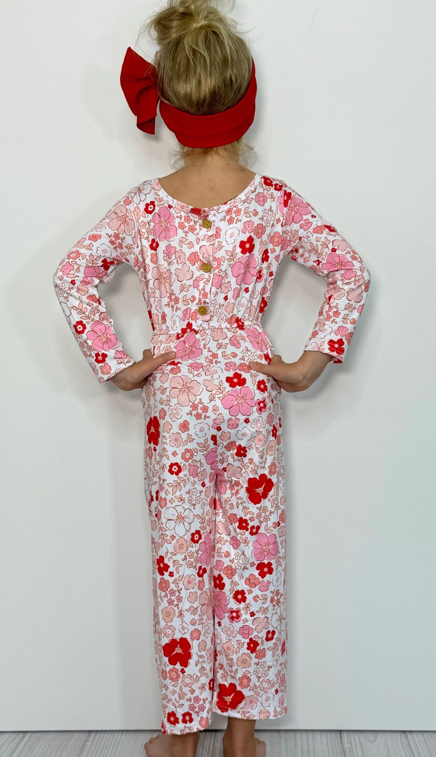 Cherry Floret Jumpsuit