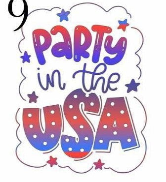 Party in the USA - Patriotic Graphic Tee