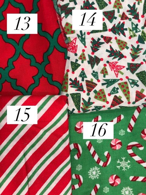 Scalloped Monogram Christmas Tee - Choose Fabric