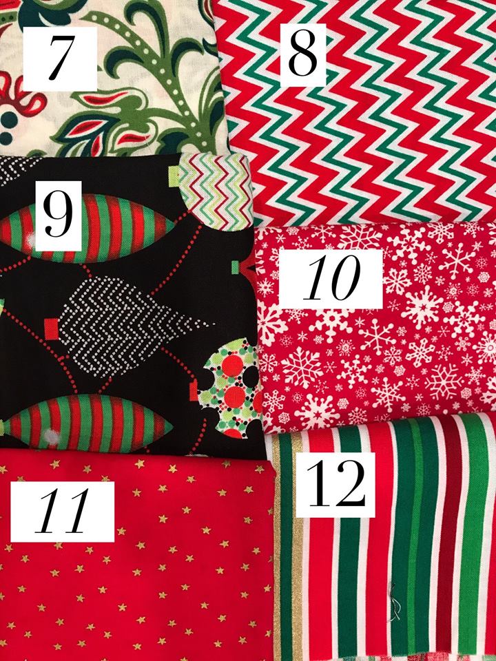Scalloped Monogram Christmas Tee - Choose Fabric