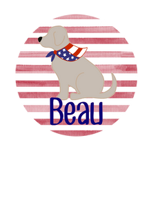 Patriotic Dog - BOY - Graphic Tee