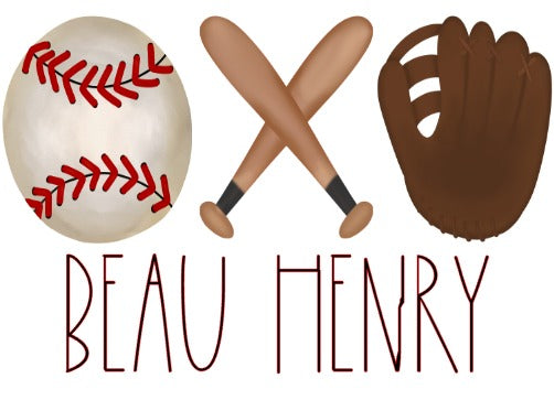Baseball Trio - Baseball Graphic Tee