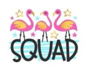 Flamingo Squad - Printed Tee