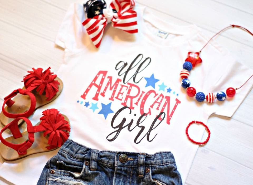 All American Girl - Printed Tee