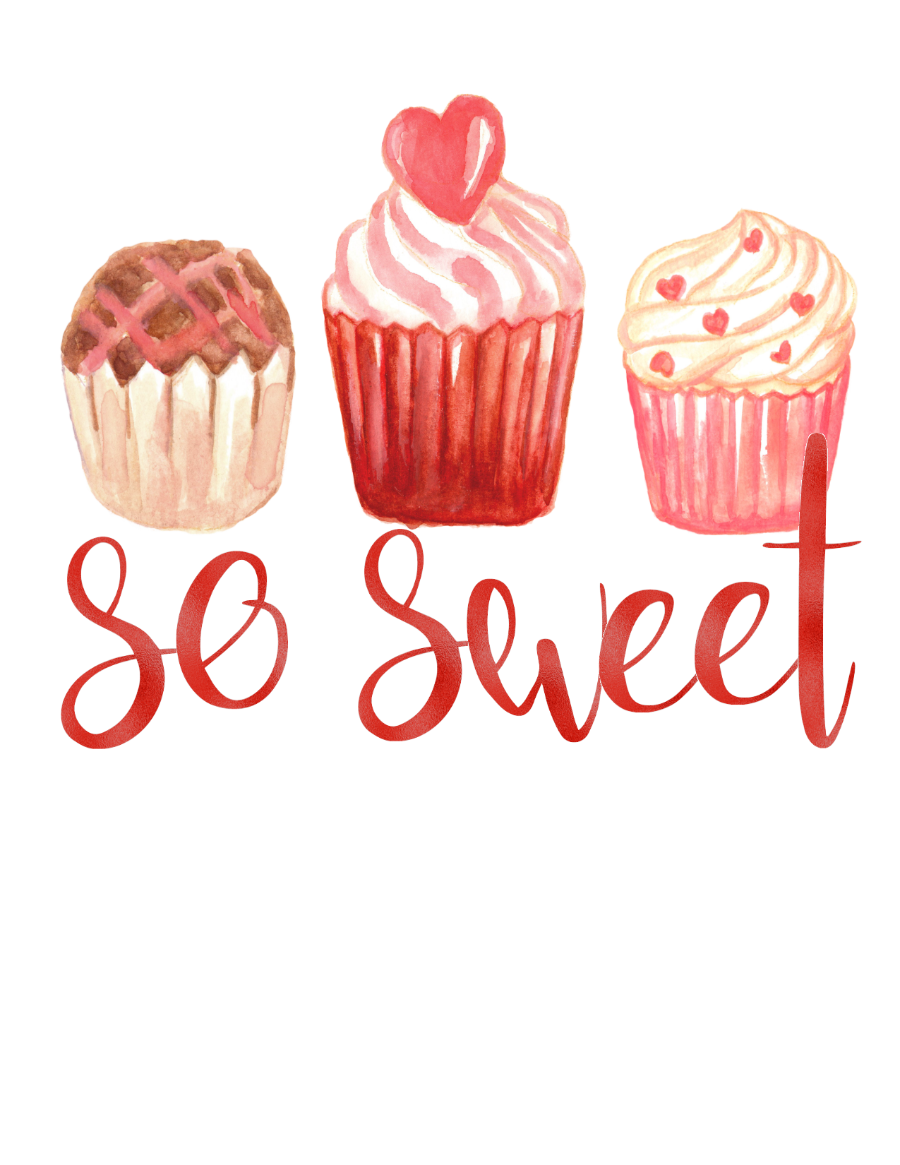 So Sweet Cupcakes- Graphic Tee