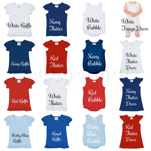 Blue Dog Circle with Bow - Patriotic Graphic Tee