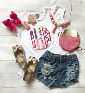 Spring Floral - Scalloped Tees