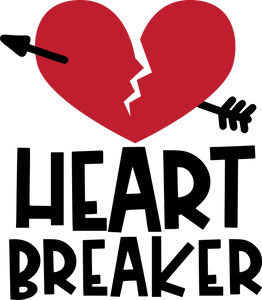 Heart Breaker with arrow - Valentine Graphic Tee