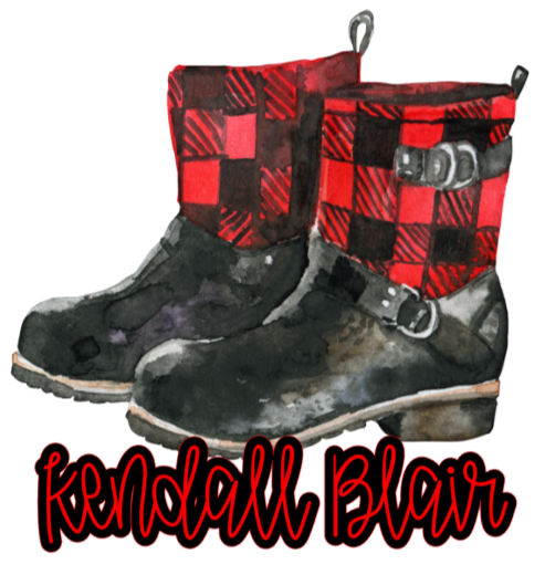 Buffalo Plaid Boots Tee - Personalized Tee