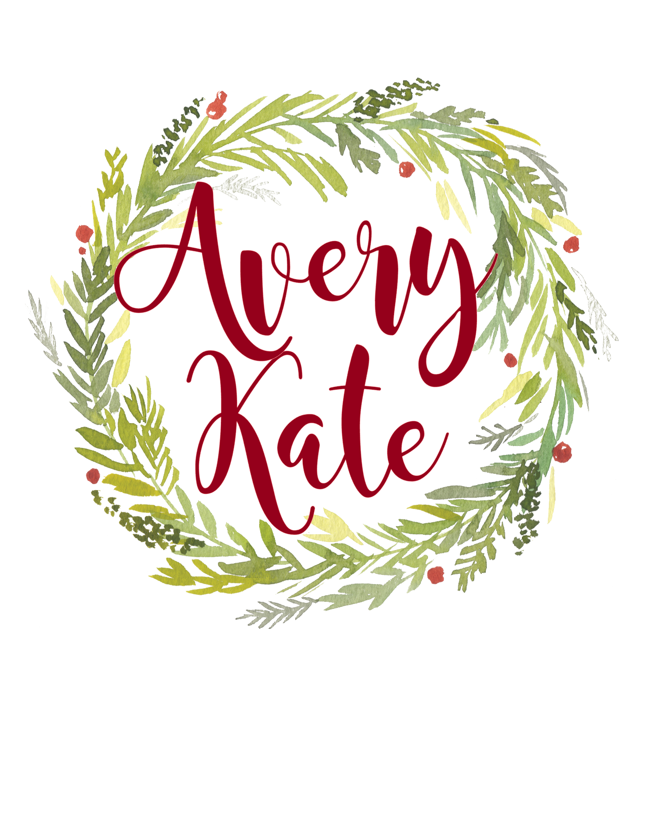 Holly Berry Wreath - Graphic Tee