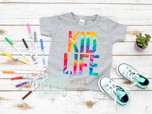 KID LIFE - YOUTH T shirts - TIE DYE COLLECTION