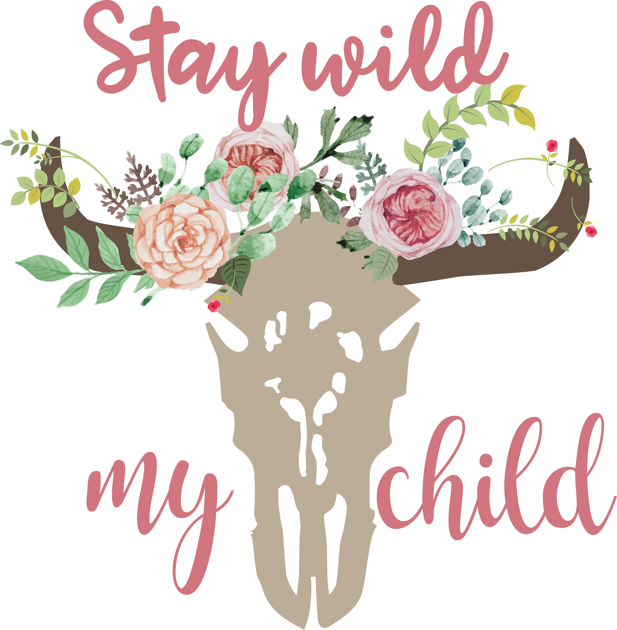 Stay Wild my Child - Printed Tee